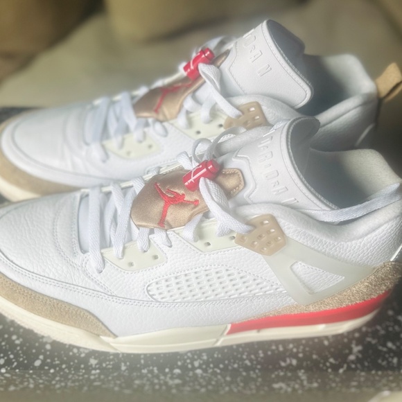 Jordan Spizike Low-White/Fire Red-Desert Camo US Men’s 14